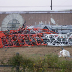 Helikopter zderzył się z wieżą radiową w Houston