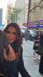 Her Majesty Queen Rania Al Abdullah of Jordan arriving at NBC studios in New York