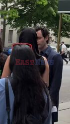 *EXCLUSIVE* "Penn Badgley Readies for Action on Set as 'You' Season 4 Filming Ignites!"