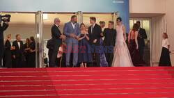 The 77th Annual Cannes Film Festival - The cast of “Kinds Of Kindness” leaves the "Grand Théatre Lumière"