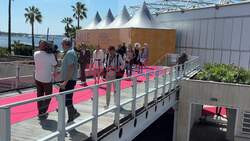 The 77th Annual Cannes Film Festival - Arrival of the cast of “Kinds Of Kindness” for the Photocell and Press Conference .