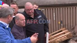 Scholz visits German flood region - AFP