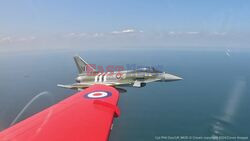 Red Arrows Fly Over Normandy As Part Of D-Day 80 Commemorations