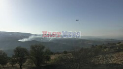 Helicopters battle flames in the western part of Cyprus - AFP