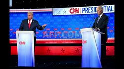 Biden and Trump clash in fiery presidential debate - AFP