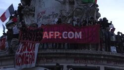 French left celebrates victory at Place de la Republique in Paris - AFP