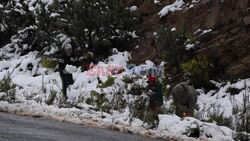 Snow falls over Western Cape in South Africa - AFP