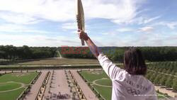 Olympic Flame Relay Goes Through Majestic Château de Chambord