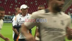 Mbappe trains with Real Madrid ahead of Super Cup clash with Atalanta - AFP