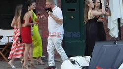 *EXCLUSIVE* WEB MUST CALL FOR PRICING  - Boris Becker and his fiancee Lilian de Carvalho Monteiro visit the Cervara Abbey, the venue of their reported wedding as they complete their preparations by enjoying a romantic dinner out in Portofino.