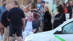 *PREMIUM-EXCLUSIVE* *MUST CALL FOR PRICING BEFORE USAGE* Former 'This Morning' and 'GMTV' presenter Eamonn Holmes pictured with new girlfriend relationship counsellor Katie Alexander enjoying a late summer break in Ibiza.