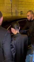 *EXCLUSIVE* The American Actors Chaning Tatum and Zoe Kravitz leave together at the after party of the Yves Saint Laurent Fashion Show during Paris Fashion Week.