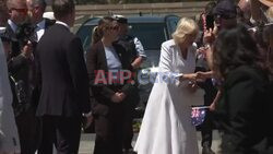 Crowds turn out in Canberra to welcome King Charles and Queen Camilla - AFP