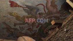 All the wonder appeared': electrician finds rare 17th-century frescoes in Rome palace - AFP