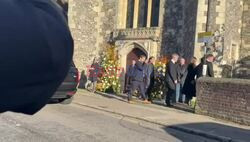 *EXCLUSIVE* Niall Horan attends the Funeral of his former One Direction band member Liam Payne at St Mary’s Church in Amersham, Buckinghamshire.