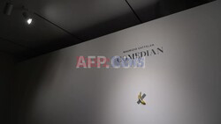 Maurizio Cattelan's duct-taped banana sells for $6.2 mn in New York - AFP