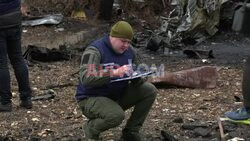 Rubble clearing underway after missile attack on Kharkiv's Kyivskyi district - AFP