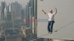 Slackline Daredevil Jaan Roose Pulls Off Death-Defying Feat In Dubai