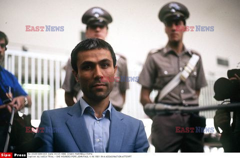 ALI AGCA TRIAL: AGCA WOUNDED POPE JOHN PAUL II IN 1981. ON JUNE 2000, HE IS PARDONED