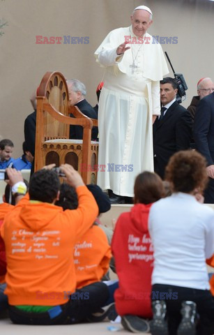 Papież Franciszek w Asyżu