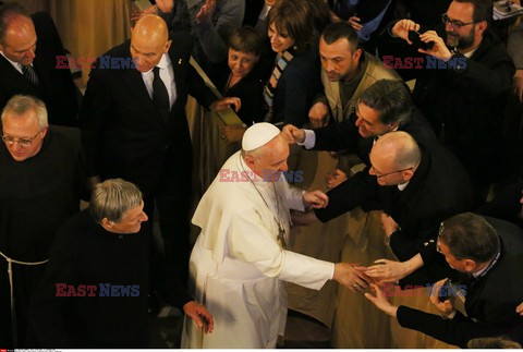 Papież Franciszek na spotkaniu Fundacji Libera