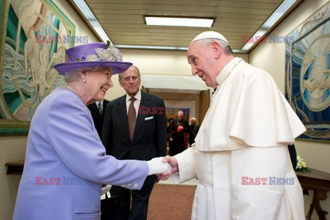 Papież Franciszek przyjął na audiencji królową Elżbietę II