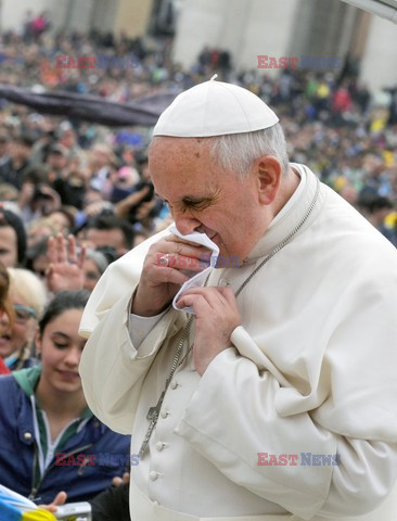 Papież Franciszek przeziębiony