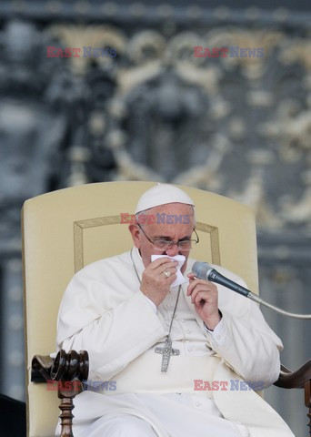 Papież Franciszek przeziębiony