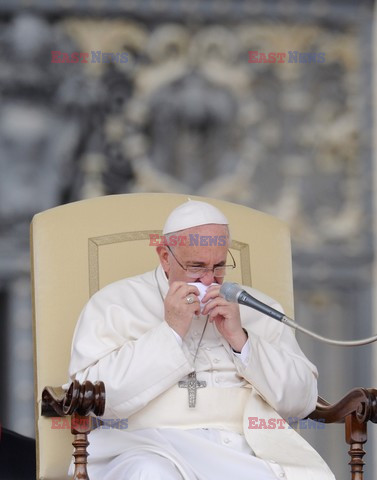 Papież Franciszek przeziębiony