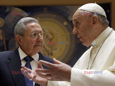 Raul Castro na audiencji u papieża Franciszka