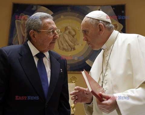 Raul Castro na audiencji u papieża Franciszka