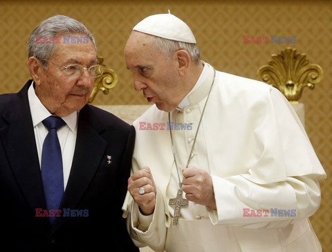 Raul Castro na audiencji u papieża Franciszka