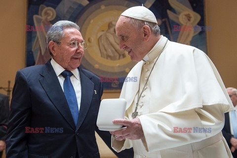 Raul Castro na audiencji u papieża Franciszka