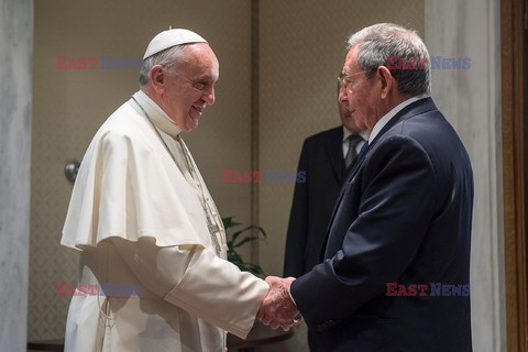 Raul Castro na audiencji u papieża Franciszka