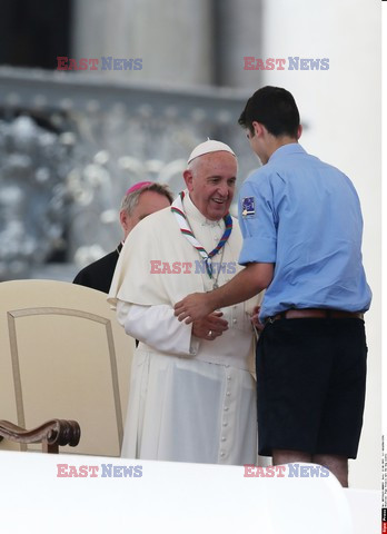 Papież Franciszek spotkał się ze skautami