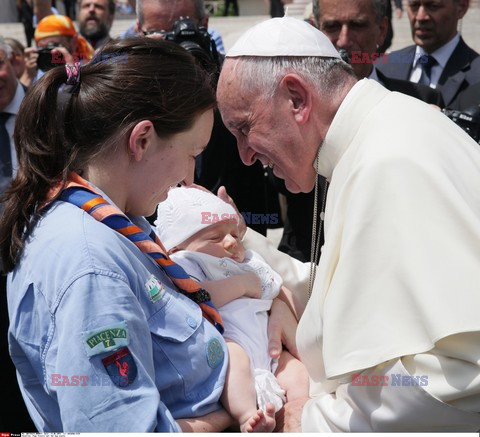 Papież Franciszek spotkał się ze skautami