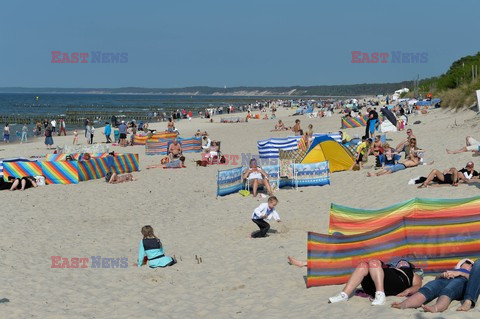 Sloneczny weekend nad morzem