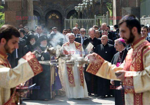 Papiez Franciszek w Armenii