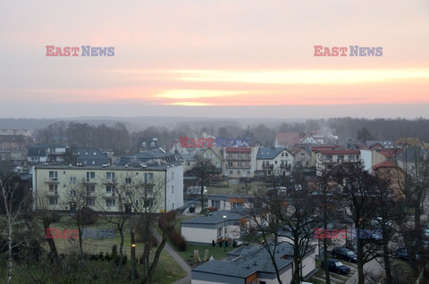 Nadmorskie sanatorium zimą