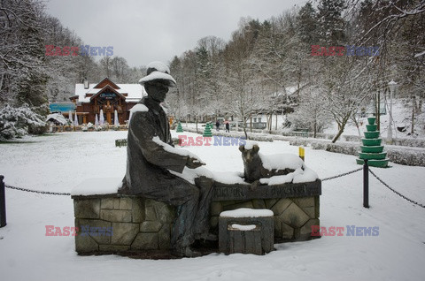 Zima wrocila do Krynicy Zdrój