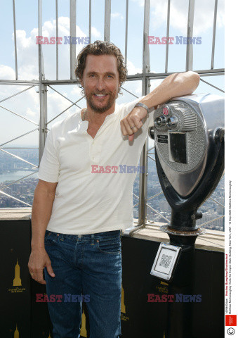 Matthew McConaughey z wizytą w Empire State Building