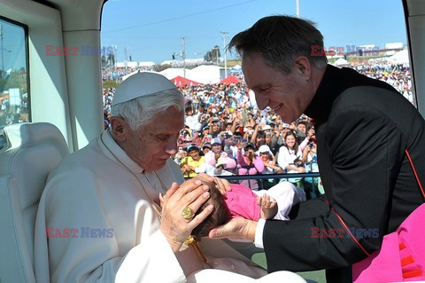 Papież Benedykt XVI z wizytą w Meksyku