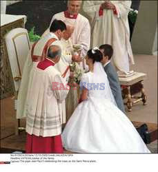 ROME :The Pope celebrating a masse for the world of events.