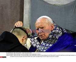 ROMA: Pope John-Paul II during the Mass of Ash celebrated in Rome.