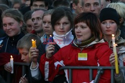 Spotkanie z młodzieżą na Błoniach Krakowskich