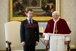 Papież Benedykt XVI przyjął na audiencji Dmitrija Miedwiediewa