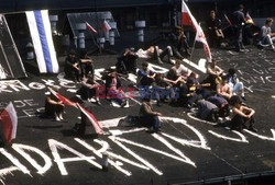 Strajki i demonstracje Solidarności