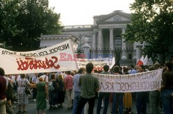 Strajki i demonstracje Solidarności