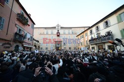 Pożegnanie Papieża Benedykta w Castel Gandolfo