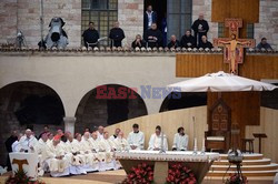 Papież Franciszek w Asyżu